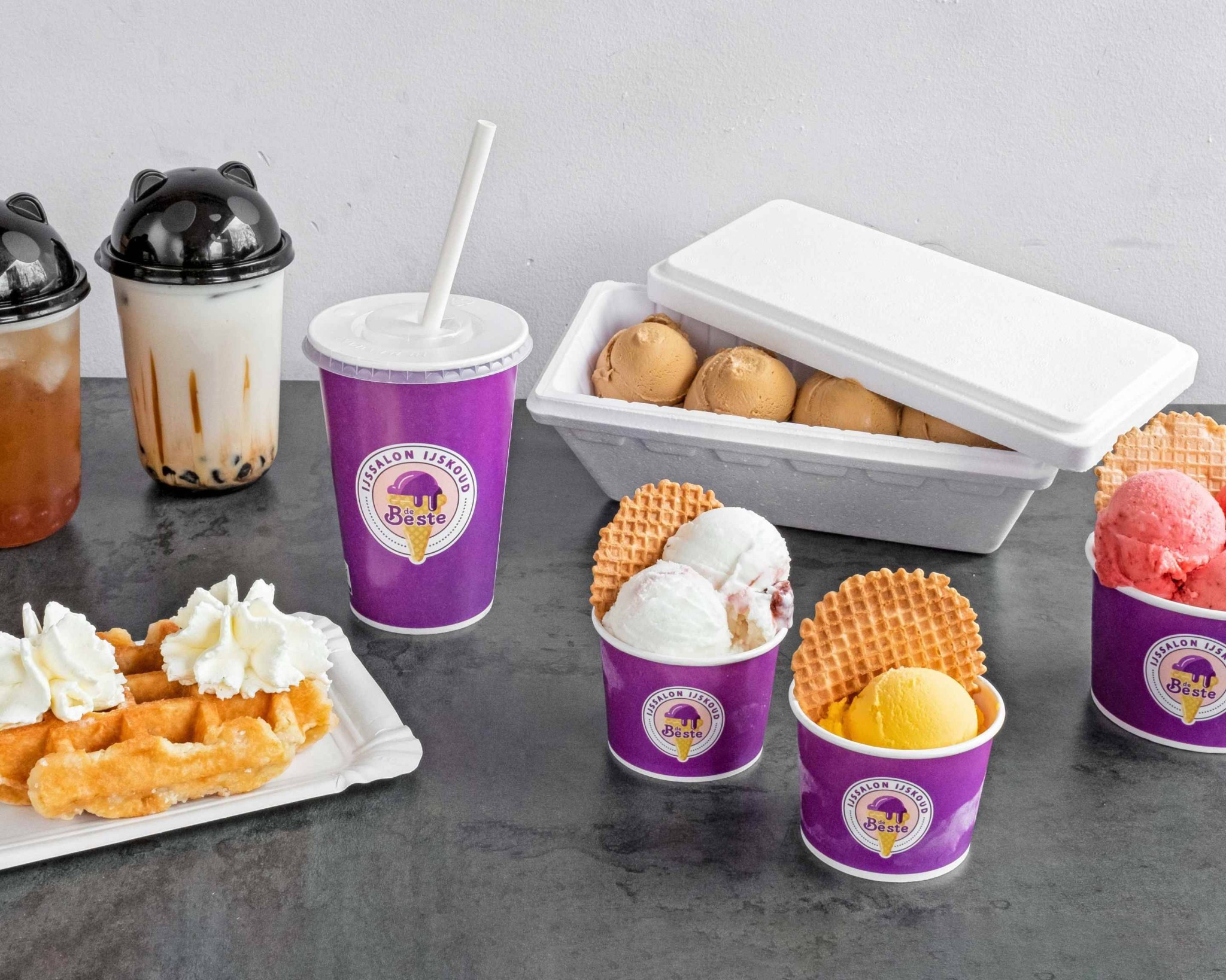 Assortiment van IJssalon IJskoud de Beste